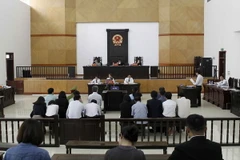 Toàn cảnh phiên tòa. (Ảnh: Văn Điệp/TTXVN)