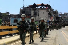 Binh sỹ Philippines. (Nguồn: EPA/TTXVN)