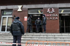 Cảnh sát Nga gác tại thủ đô Moskva ngày 28/1. (Nguồn: AFP/TTXVN)