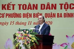 Thủ tướng Nguyễn Xuân Phúc phát biểu. (Ảnh: Thống Nhất/TTXVN)