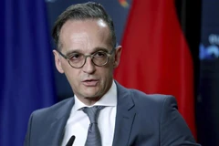 Ngoại trưởng Đức Heiko Maas phát biểu tại một cuộc họp báo ở Berlin. (Ảnh: AFP/TTXVN)