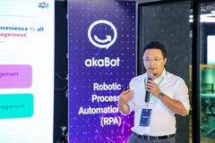 Ông Nguyễn Khải Hoàn, Phó Tổng Giám đốc FPT Software. (Ảnh: Minh Sơn/Vietnam+)