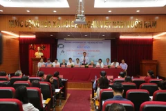 Ban tổ chức công bố các tác giả và công trình khoa học sẽ được trao giải vào ngày 17/5 sắp tới. (Ảnh: Minh Sơn/Vietnam+)