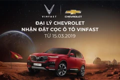 VinFast chính thức được bán tại các đại lý của Chevrolet.