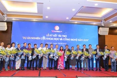 20 dự án khoa học công nghệ sẽ nhận được 124 tỷ đồng tài trợ từ Quỹ Đổi mới sáng tạo Vingroup. (Ảnh: Minh Sơn/Vietnam+)