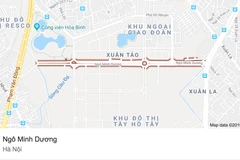 Có thể dễ dàng tìm kiếm tên đường Ngô Minh Dương trên Google Maps. (Ảnh chụp màn hình)