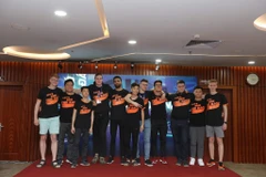 Các đại diện đến từ Anh và Nga sẽ so tài với các đội của Việt Nam trong trận chung kết Cuộc đua số mùa thứ 3. (Ảnh: Minh Sơn/Vietnam+)