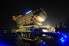 Khách sạn JW Marriott. (Ảnh: Ngọc Sơn/Vietnam+)