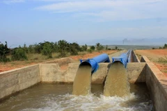 Công trình kiên cố hóa kênh mương hệ thống thủy lợi hồ Núi Đất-Suối Le, huyện Hàm Tân. (Ảnh: Viện Kiểm sát Nhân dân tỉnh bình Thuận)