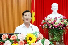 Phó Chủ tịch Ủy ban Nhân dân tỉnh An Giang Lê Văn Phước. (Ảnh: Công Mạo/TTXVN) 
