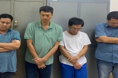 Bốn bị can bị khởi tố. (Ảnh: Công an Đồng Nai)