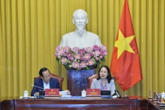 Phó Chủ tịch nước Võ Thị Ánh Xuân phát biểu chỉ đạo. (Ảnh: Minh Đức/TTXVN)