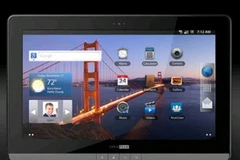 OpenTablet 10 có đặc tính nổi bật với màn hình cảm ứng 10,1inch được làm bằng kính cường lực Gorilla Glass để gia tăng độ bền. (Nguồn: Internet)