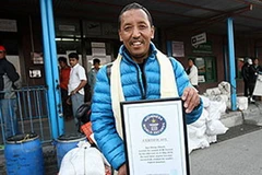 Ông Apa Sherpa. (Nguồn: AFP)