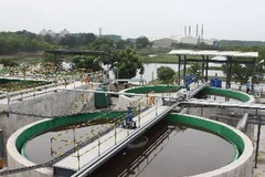 Hệ thống xử lý nước thải khu vực xử lý số 2 của Công ty Vedan Việt Nam mới được đưa vào vận hành. (Ảnh: Tràng Dương/TTXVN)