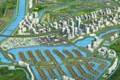 Phối cảnh tổng thể hướng Tây đô thị Ecopark. (Nguồn: Internet)