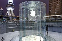 Gian hàng Apple tại phố Đông, Thượng Hải, Trung Quốc. (Nguồn: Internet)