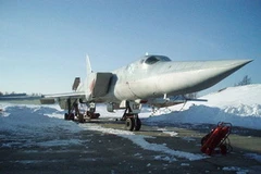 máy bay ném bom tầm xa Tu-22M3. (Nguồn: Russiandefpolicy.files.wordpress.com) 