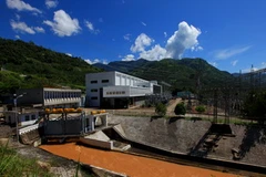 Nhà máy thủy điện Đa Nhim ở huyện Ninh Sơn, tỉnh Ninh Thuận. (Ảnh: Ngọc Hà/TTXVN)
