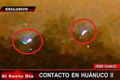 Vật thể lạ phát sáng mới xuất hiện tại huyện Marabamba. (Nguồn: Al Sexto Día)