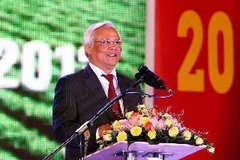 Phó Chủ tịch Quốc hội Uông Chu Lưu phát biểu khai mạc. (Ảnh: Nguyễn Dũng/TTXVN)