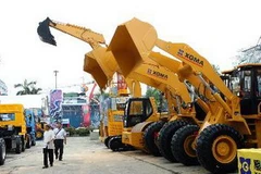 Một gian hàng tại triển lãm. (Ảnh: Huy Hoàng/TTXVN)