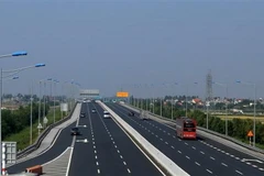 Dự án cao tốc Hạ Long-Hải Phòng có chiều dài toàn tuyến 25km. (Ảnh: Huy Hùng/TTXVN)