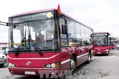 Xe buýt tuyến Bến xe An Sương-Tân Quy. Ảnh minh họa. (Ảnh: Hoàng Hải/TTXVN)