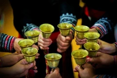 Điệu múa chuông thường được dùng trong các nghi lễ đặc biệt của người Dao. (Nguồn: Báo Lào Cai)