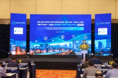 Toàn cảnh Hội nghị Thành phố thông minh Việt Nam – Châu Á 2023. (Ảnh: Minh Sơn/Vietnam+)