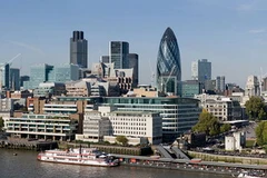 Khu tài chính London. (Ảnh: teachers4london.co.uk)