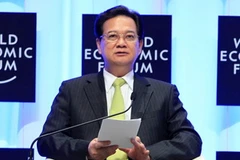 Thủ tướng Nguyễn Tấn Dũng phát biểu tại phiên khai mạc. (Ảnh: Đức Tám/TTXVN)