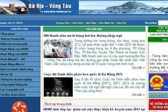 Khai trương Cổng thông tin điện tử Bà Rịa-Vũng Tàu