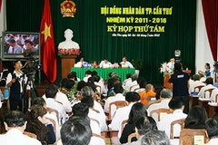 Quang cảnh kỳ họp. (Ảnh: cantho.gov.vn)