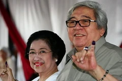 Vợ chồng cựu Tổng thống Megawati Soekarnoputri. (Ảnh: Getty) 