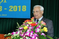 Phó Chủ tịch Quốc hội Uông Chu Lưu được bầu tiếp tục là Chủ tịch Ủy ban Hòa bình Việt Nam. (Ảnh: An Đăng/TTXVN)