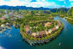 Quần thể danh thắng Tràng An. (Ảnh: Minh Đức/TTXVN)