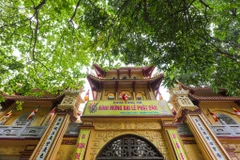 Chùa Võng Thị (tên chữ là Vĩnh Khánh Tự) tọa lạc tại Quận Tây Hồ, Hà Nội. (Ảnh: Minh Sơn/Vietnam+)