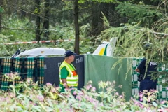 Hiện trường vụ tai nạn. (Nguồn: EPA/TTXVN)