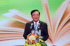 Nguyên Bộ trưởng Bộ Giáo dục và Đào tạo Phạm Vũ Luận. (Ảnh: Quý Trung/TTXVN)