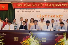 Lễ ký kết giữa VCCI và các địa phương. (Nguồn: VCCI)