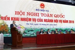 Phó Thủ tướng Thường trực Chính phủ Trương Hòa Bình phát biểu. (Ảnh: Doãn Tấn/TTXVN)