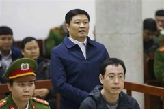 Bị cáo Đinh Văn Ngọc, nguyên Tổng giám đốc Công ty Cổ phần Lọc hóa dầu Bình Sơn, tại phiên xét xử. (Ảnh: Doãn Tấn/TTXVN)