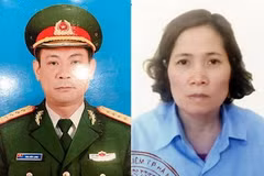 Đối tượng Hoa Hữu Long và vợ là Cao Thị Kim Loan.