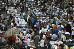 Một khu chợ tại thủ thủ đô Cairo, Ai Cập. (Nguồn: Reuters)