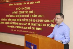 [Photo] Đảng ủy TTXVN triển khai nhiệm vụ quý 2 năm 2021