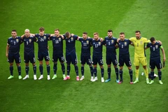 Các cầu thủ Scotland sẽ hát quốc ca nào? (Ảnh: AFP/TTXVN)