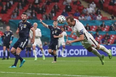 Đội tuyển Anh 'bất lực' trước Scotland. (Ảnh: AFP/TTXVN)