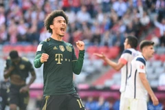 Sane góp công giúp Bayern thắng đậm. (Nguồn: Getty Images)