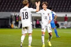 Nhật Bản giành chiến thắng tưng bừng ở vòng loại World Cup 2022. (Nguồn: Getty Images)